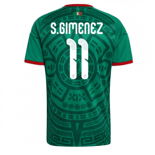 Billige Fotballdrakt Mexico Santiago Gimenez #11 Replika Hjemmedrakt VM 2026 Kortermet Billige Fotballdrakt Mexico Santiago Gimenez #11 Replika Hjemmedrakt VM 2026 Kortermet